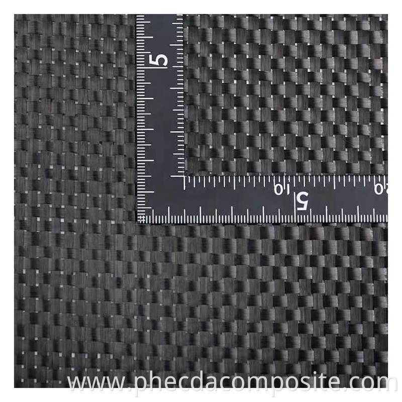 High modulus fire-resistant 12k plain carbon fiber fabric